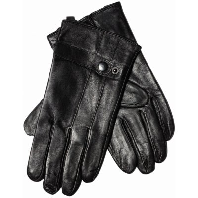 Sandrou elegantní kožené rukavice pánské teplé SZK103 černá – Zboží Mobilmania
