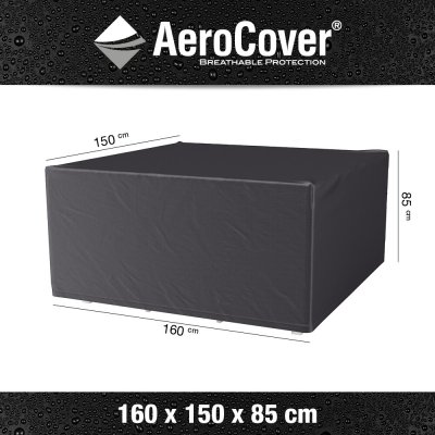 Aerocover 7914 Ochranný obal na zahradní jídelní set čtverec 160x150x85 cm – Hledejceny.cz