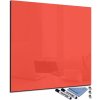 Tabule Glasdekor Magnetická skleněná tabule 40 x 40 cm červeno-oranžová
