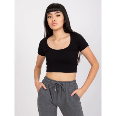 MONTREAL CROP TOP RV-TS-7537.52 BLACK – Zboží Mobilmania