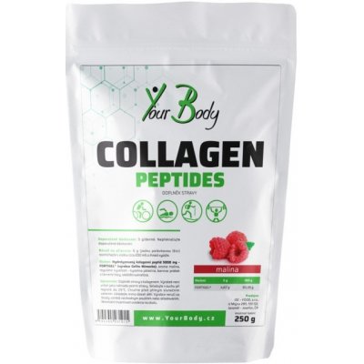 Yourbody COLLAGEN PEPTIDES malina 250 g – Hledejceny.cz