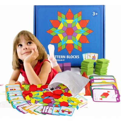 KIK Dřevěná mozaika 130 ks – Zboží Dáma