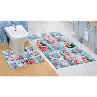 Hančin krámek 3D tisk sada V850/011 patchwork tyrkysový 60x100,60x50 cm – Zbozi.Blesk.cz