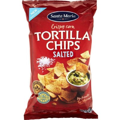 Santa Maria Tortilla chips solené 185g – Zbozi.Blesk.cz