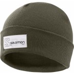Salomon čepice Outlife Logo Olive Night – Zboží Mobilmania