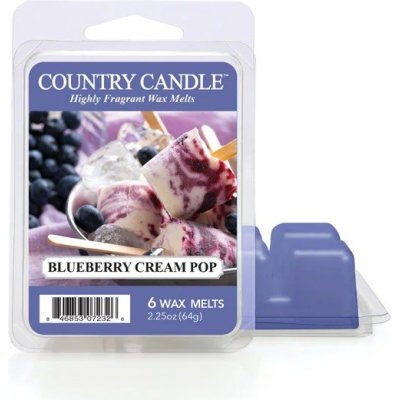 Country Candle Blueberry Cream Pop Vonný Vosk 64 g – Zboží Dáma