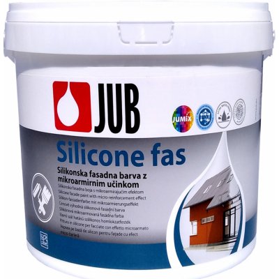 Jub Bílá silikonová fasádní barva SILICONE FAS - 15 L (~24,6 Kg) - bílá – Hledejceny.cz