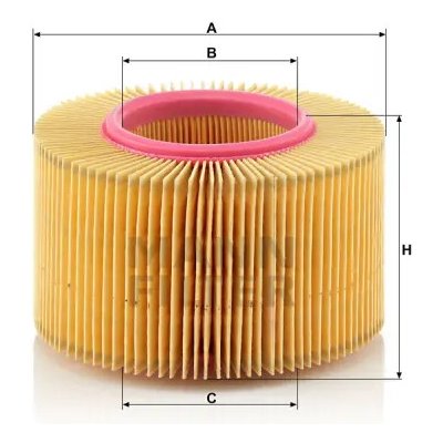 MANN FILTER Vzduchový filtr C 1552 – Hledejceny.cz