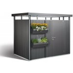 Biohort HighLine H2 tmavě šedá metalíza, s jednokřídlými dveřmi – Hledejceny.cz