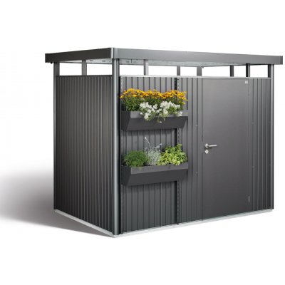 Biohort HighLine H2 tmavě šedá metalíza, s jednokřídlými dveřmi – Hledejceny.cz