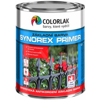 Colorlak SYNOREX PRIMER S 2000 Šedá 0,6L syntetická antikorozní základní barva