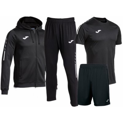 Set Joma Olimpiada sportovní oblečení černá/reflex zelená – Zboží Dáma
