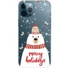 Pouzdro a kryt na mobilní telefon Apple PROTEMIO 35781 ART CHRISTMAS Silikonový kryt Apple iPhone 13 Pro Max holi DAY S