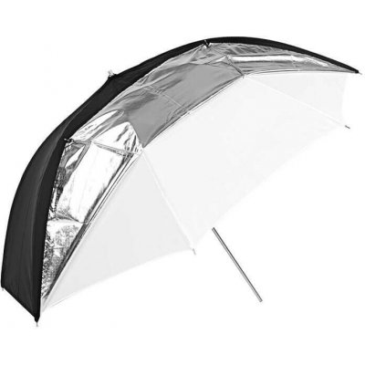 Godox deštník UB-006 černý stříbrný bílý Dual Duty 84 cm – Zboží Živě