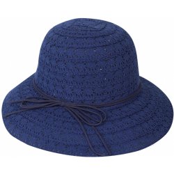 Biju Dámský klobouk 9-60 s ozdobným provázkem 9001608 tmavě modrý