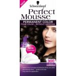 Schwarzkopf Perfect Mousse Permanent Color barva na vlasy 300 černohnědý – Zboží Mobilmania