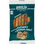 Havlík Tyčinky grahamové se sýrem a solí 90 g – Zboží Dáma
