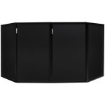 Vonyx DB2B skládací stěna 120 x 70 černá 4 panely – Zboží Dáma