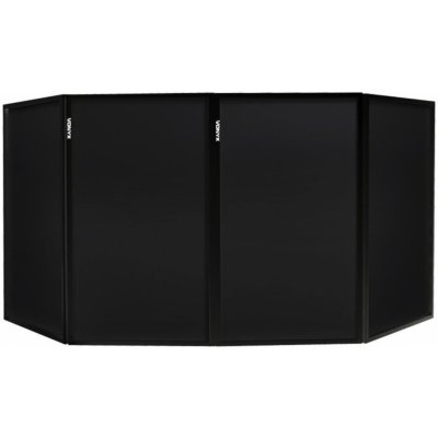 Vonyx DB2B skládací stěna 120 x 70 černá 4 panely – Zboží Dáma