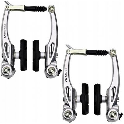 Brzdy V-brake komplet přední + zadní stříbrný 110 mm Tektro 855AL slr set – Zbozi.Blesk.cz
