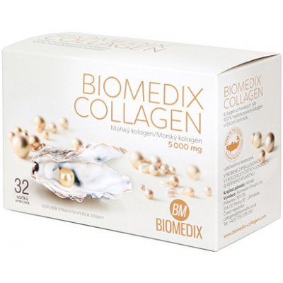 Biomedix Collagen mořský kolagen pro zdravou pleť 32 sáčků 160 g – Zboží Mobilmania