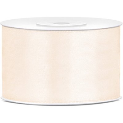 Stuha saténová IVORY, 38 mm x 25 m – Zboží Mobilmania