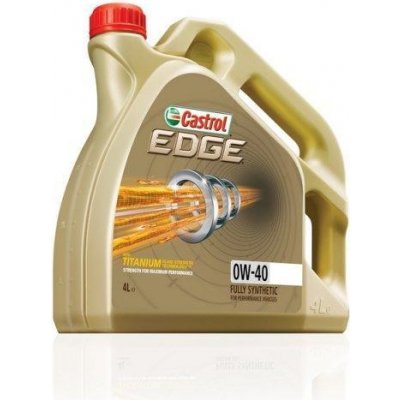 Castrol Edge Sport Titanium 0W-40 4 l – Zbozi.Blesk.cz