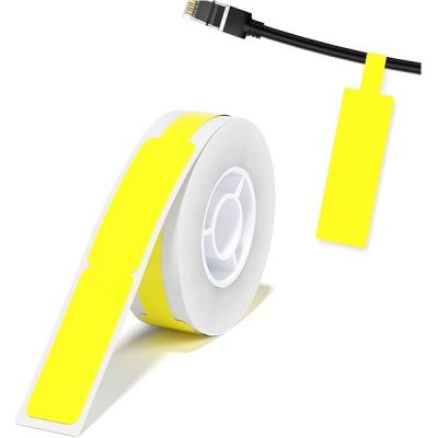 Niimbot štítky na kabely RXL 12,5x109mm 65ks Yellow pro D11 a D110 – Zboží Živě