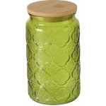 Boltze Dóza s bambusovým víkem Imola skleněná 1000 ml – Zboží Mobilmania