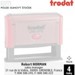 Trodat 4918 [ 75 x 15 mm pouze gumový štoček – Zboží Živě