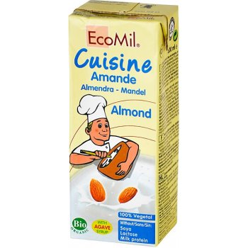 Ecomil Bio Mandlová alternativa smetany 8,5% 200 ml