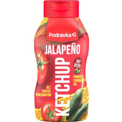 PODRAVKA KEČUP JALAPENO 310 G – Zboží Dáma