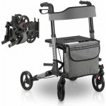 Goleto Čtyřkolové šedé chodítko pro seniory Rollator – Sleviste.cz