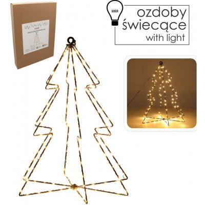 Pro-Tech shop Vánoční LED stromeček 40cm 120 LED teplá bílá na baterie 69550 – Hledejceny.cz