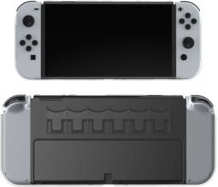 DOBE ochranný obal s místem na hry pro Nintendo Switch OLED - bílé (TNS-1141)