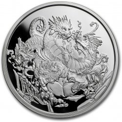 Silver Shield Mince Stříbro vzácné elementy Hydra 1 oz