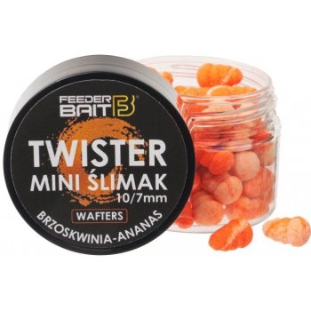 FeederBait Twister Mini Šlimak Wafters 25ml 11x8 mm R72 Broskev/Ananas