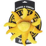 Kiwi Hračka pes OCTOPUS & STARFISH plyš TPR oranž 27 cm – Zboží Dáma