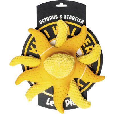 Kiwi Hračka pes OCTOPUS & STARFISH plyš TPR oranž 27 cm – Zboží Dáma