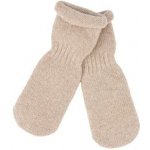 Vlnka Novorozenecké ponožky s kašmírem hnědá – Zboží Dáma
