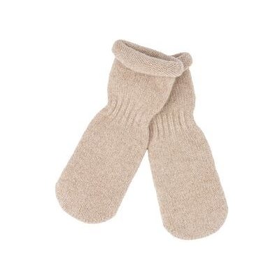 Vlnka Novorozenecké ponožky s kašmírem hnědá – Zboží Dáma