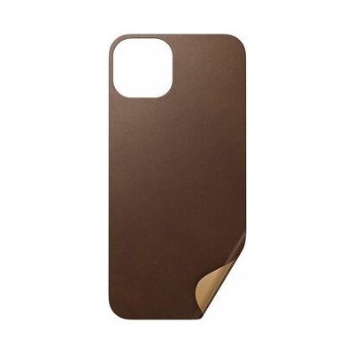 Pouzdro Nomad Leather Skin kožené polep Apple Phone 13 Mini hnědé – Zboží Mobilmania