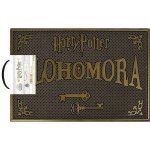 CurePink Gumová Harry Potter Alohomora (60 x 40 cm) hnědá [GP85486] – Zboží Mobilmania