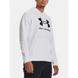 UA Rival Fleece Logo HD Mikina Under Armour Bílá