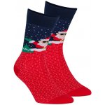 Wola ponožky s vánočním motivem SANTA ZA KOMÍNEM – Zboží Mobilmania
