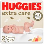 Huggies extra care 2 3-6 kg 24 ks – Hledejceny.cz