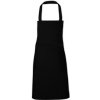 Zástěra Link Kitchen Wear Bavlněná zástěra X1012 Black 80 x 70 cm