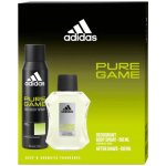 Adidas Pure Game Men deodorant sklo 75 ml + sprchový gel 250 ml dárková sada – Sleviste.cz