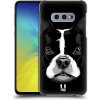 Pouzdro a kryt na mobilní telefon Samsung Pouzdro Head Case Samsung Galaxy S10e ILUSTROVANÝ BULDOČEK