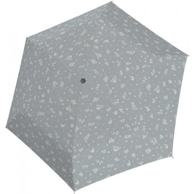 Doppler Zero 99 Minimally cool grey ultralehký skládací deštník šedý